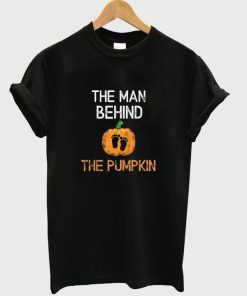 the man behind the pumpkin t-shirt