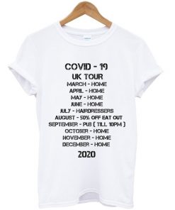 covid 19 UK tour t-shirt