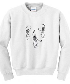 dancing skeleton trio sweatshirt