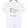 no results t-shirt