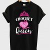crochet queen t-shirt