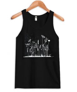 garden flower tank top