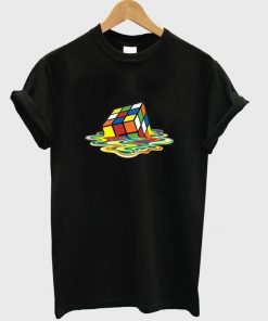 melted rubix cube t-shirt