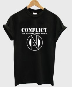 conflict t-shirt