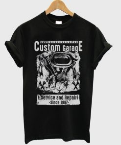 custom garage t-shirt