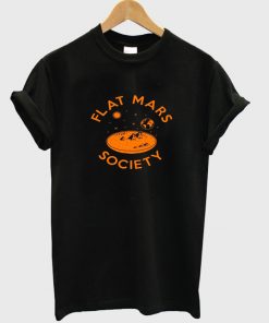 flat mars society t-shirt