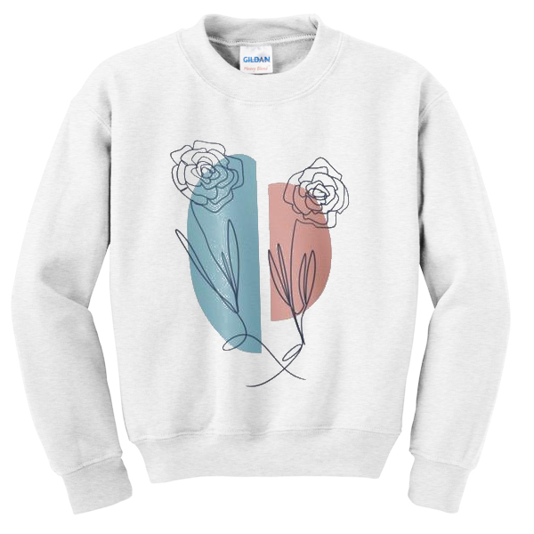 flower sweatshirt