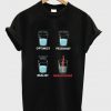glass of water bassoonist t-shirt