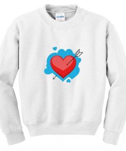 heart sweatshirt