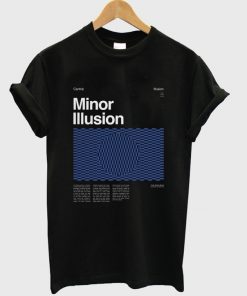 minor illusion plate t-shirt