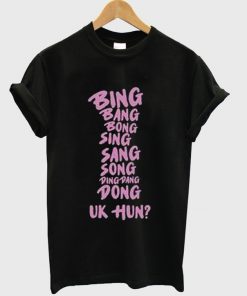 bing bang bong sing t-shirt