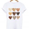 melanin heart t-shirt