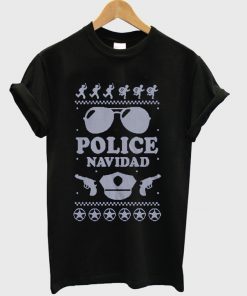 police navidad t-shirt