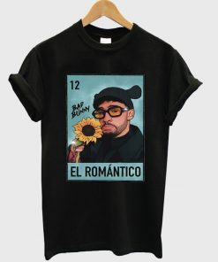 bad bunny sun flower el romantico t-shirt