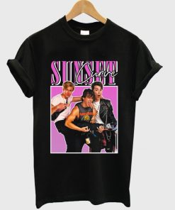 sunset curve band t-shirt