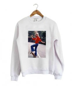 Farrah Fawcett skateboard Sweatshirt