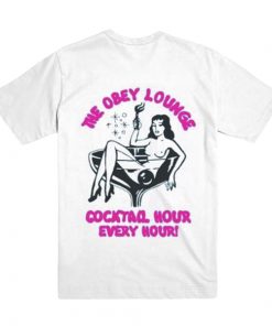 The Obey Lounge Cocktail BackT-Shirt