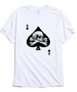 Ace of Spades Skull Poker T-shirt