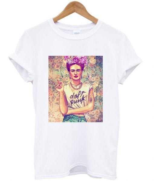 frida kahlo daft punk T shirt