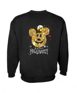 mickey mouse happy halloween back sweatshirt