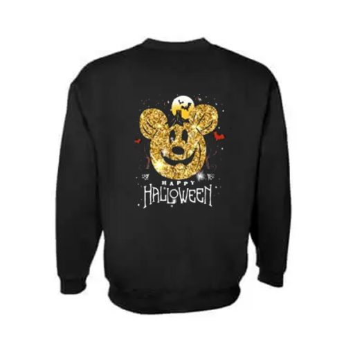 mickey mouse happy halloween back sweatshirt