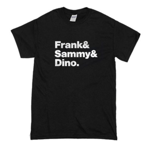 Frank & Sammy & Dino Rat Pack T Shirt
