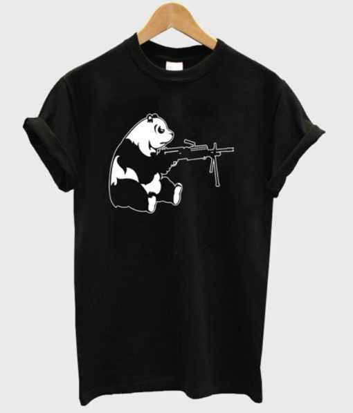 Machine Gun Panda T shirt