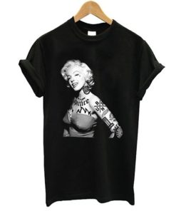 Spitfire Wheels Marilyn Monroe Tattoo T Shirt