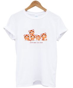 Cute Little Tiger Happy New Year 2022 T shirt