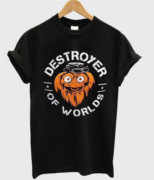 Gritty Destroyer Of Worlds Charcoal T-Shirt