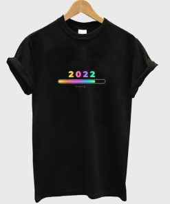 Holographic Loading Bar 2022 New Year T shirt