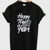 Typographic Happy New Year 2022 T shirt