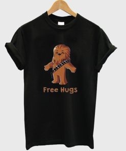 Wookiee Chewbacca Free Hugs T Shirt