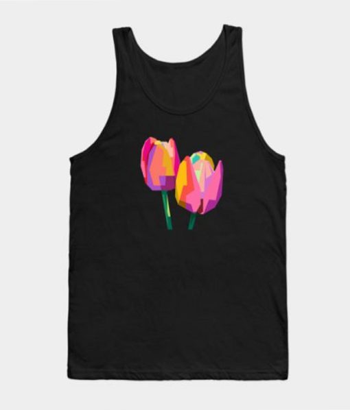 Colorful Tulip Tank Top