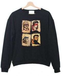 Donatello Raphael Leonardo Michelangelo Sweatshirt