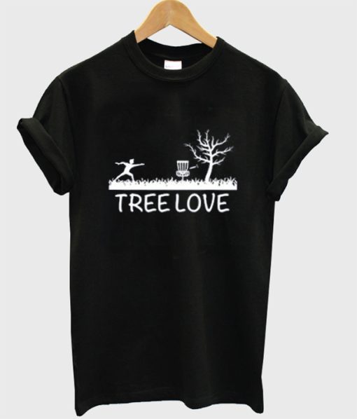 Vintage Tree Love Disc Golf t-shirt