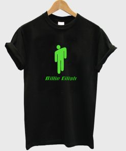 billie eilish green logo t-shirt