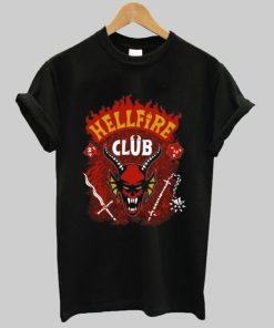 Stranger Things 4 Hellfire Club Tshirt