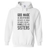 god made us bestfriends white color Hoodie