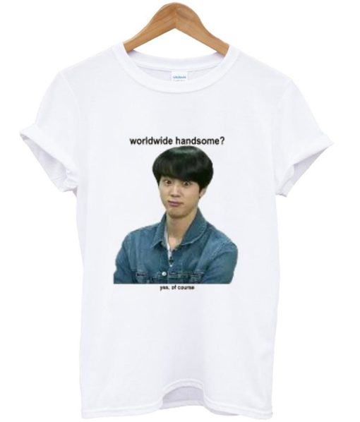 BTS Jin Worldwide Handsome Kpop T Shirt