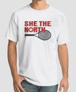Fizello Bianca Andreescu She the North T Shirt