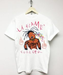 travis scott la flame forever tshirt