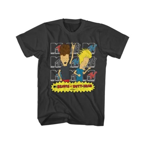 Beavis and Butt-Head MTV Logo T-Shirt