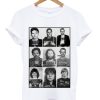 Celebrities Mugshot Rock Stars Music Gift Funny t-shirt
