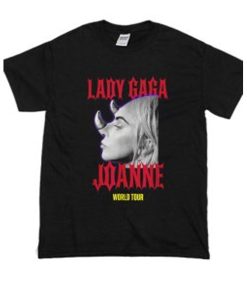 Lady Gaga Official Horns Black T-Shirt