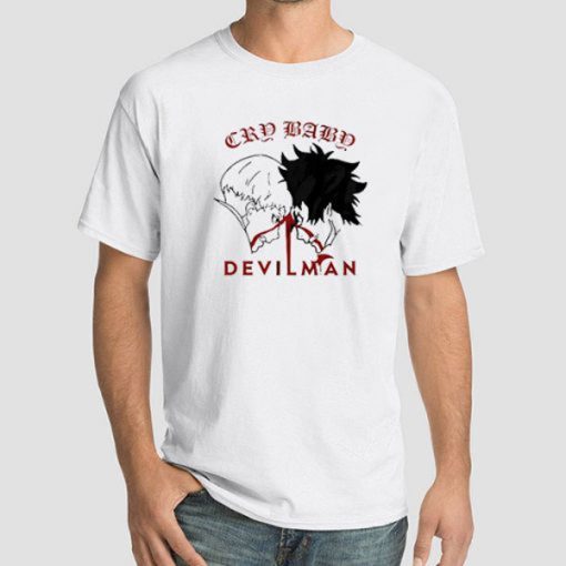 Ryo Asuka Akira Fudo Devilman Crybaby Shirt