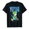 Super Mario Yoshi Watercolor Splash Graphic T-Shirt