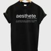 aesthete shirt t shirt