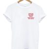 Good Sex No Stress One Boo No Ex Small Circle Big Checks Pocket Print T-shirt