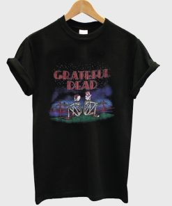 Grateful Dead Golden Gate San Francisco Skeleton T-shirt